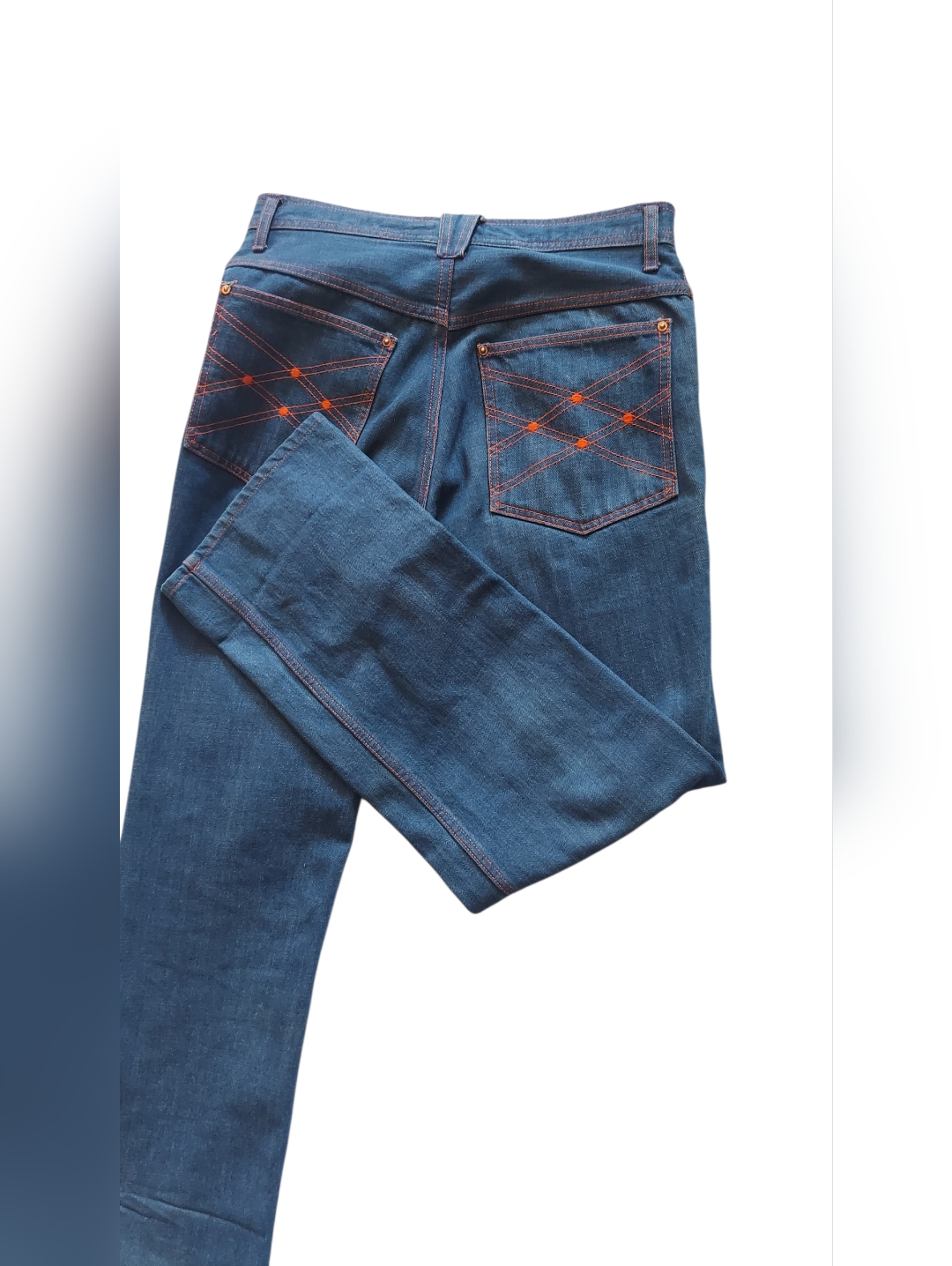 Needles | 4 Point | Bootcut | Purple Stitch Jeans